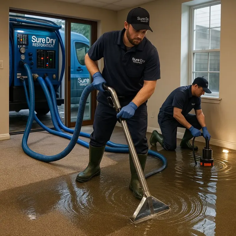 Water Extraction and Removal process in Fallbrook, CA